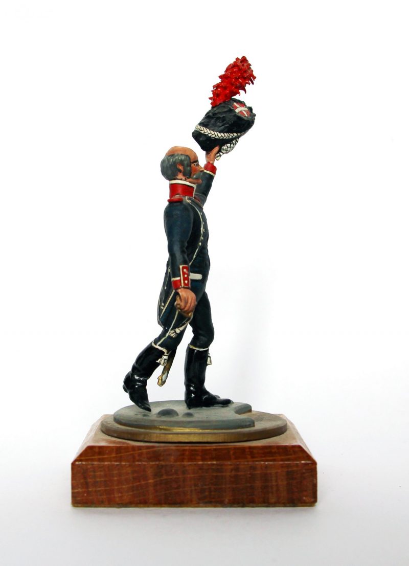 IMG_7445 Figurine Series 77 - Peinture collectionneur - Officier des Carabiniers d'infanterie légère - 1er Empire 1809