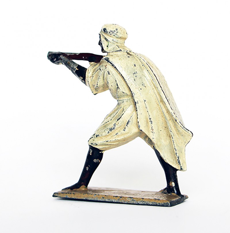Ancienne Figurine Plomb Creux année 50/60 - Arabe Guerre Afrique