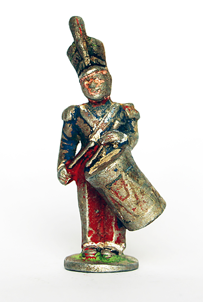 Ancienne Figurine Quiralu année 50/60 - Tambour Restauration