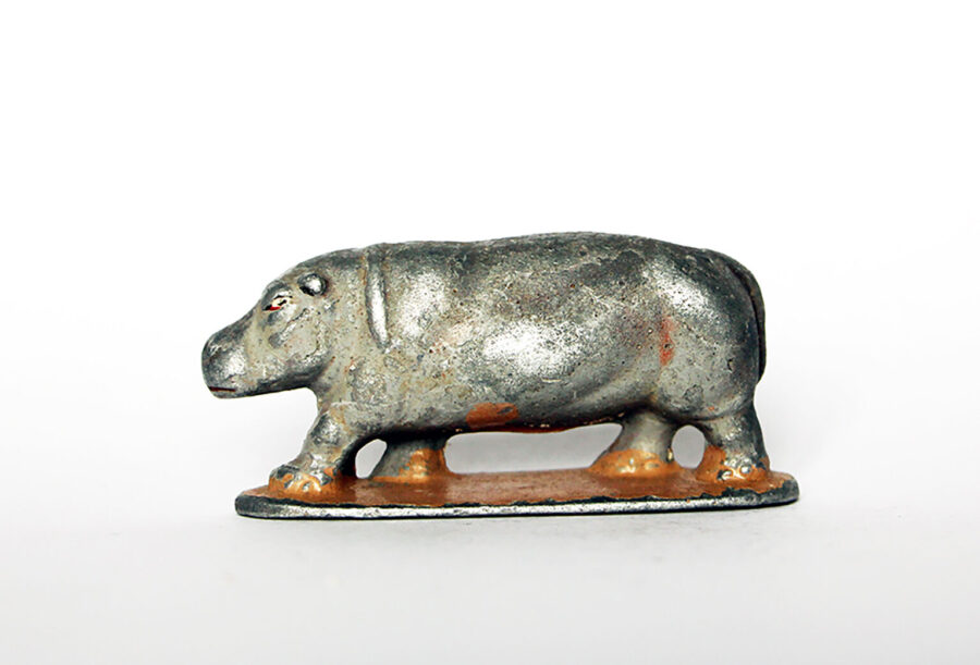 Ancienne Figurine Quiralu année 50/60 – Animal Zoo – Hippopotame Afrique