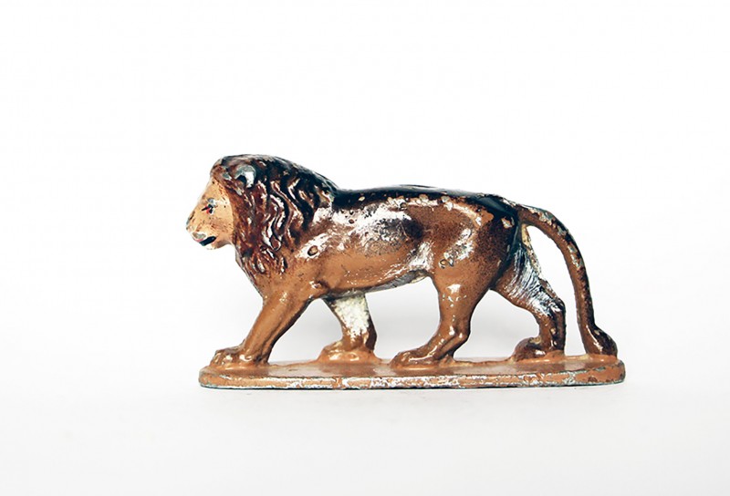 Ancienne Figurine Quiralu année 50/60 - Animal Zoo - Lion Afrique