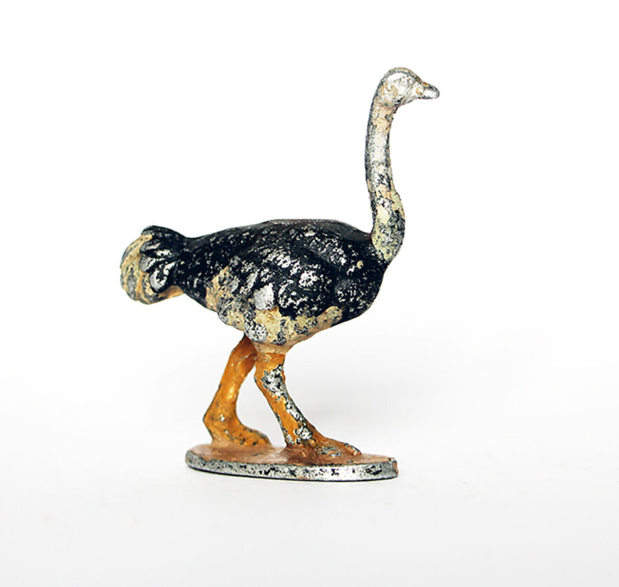 Ancienne Figurine Quiralu année 50/60 – Animal Zoo – Ferme Autruche