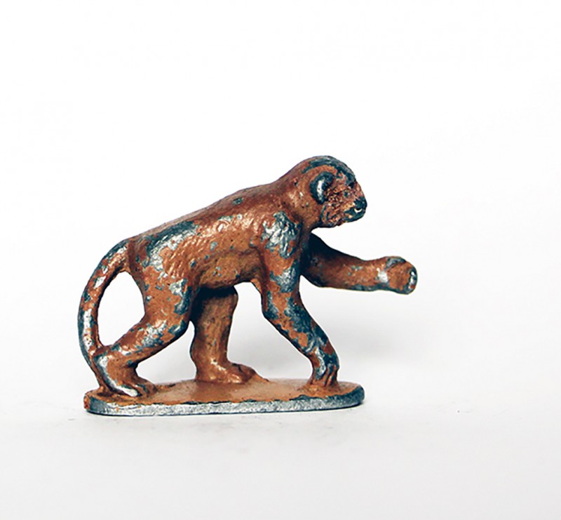 Ancienne Figurine Quiralu année 50/60 - Animal Zoo - Chimpanzé