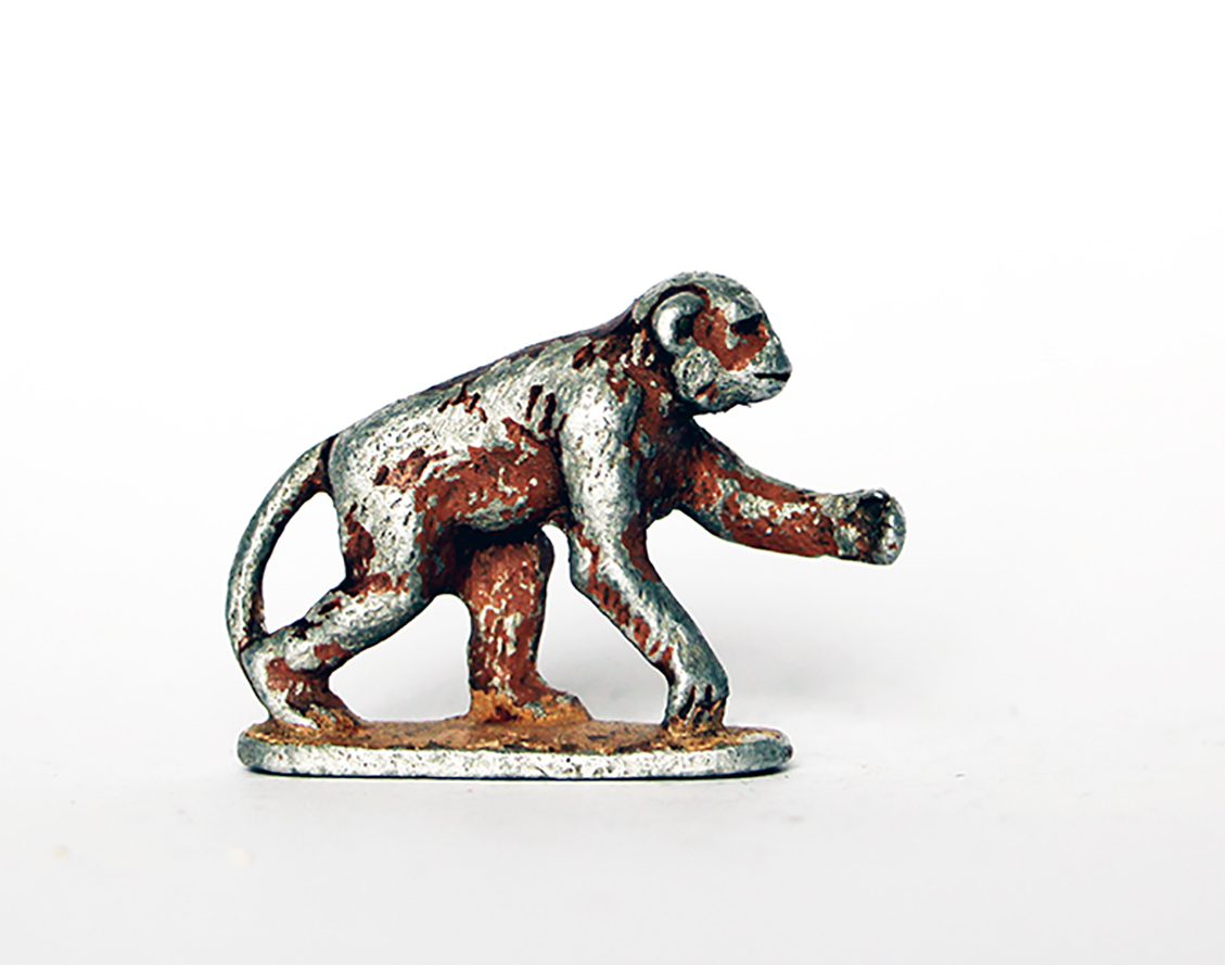 Ancienne Figurine Quiralu année 50/60 - Animal Zoo - Chimpanzé