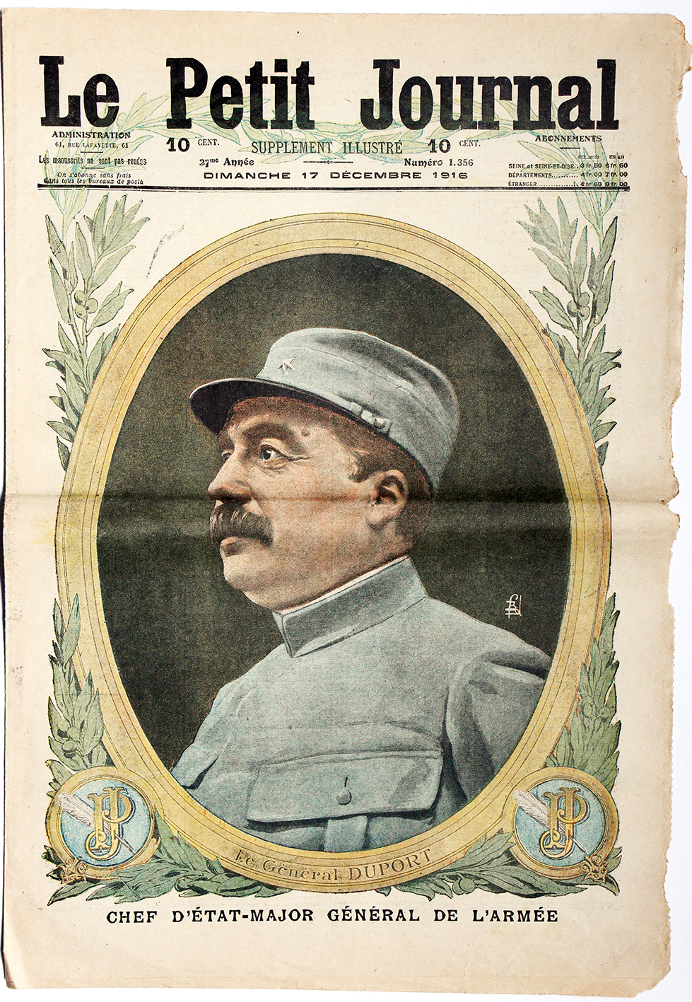 Le petit journal - supplément illustré - 17 décembre 1916