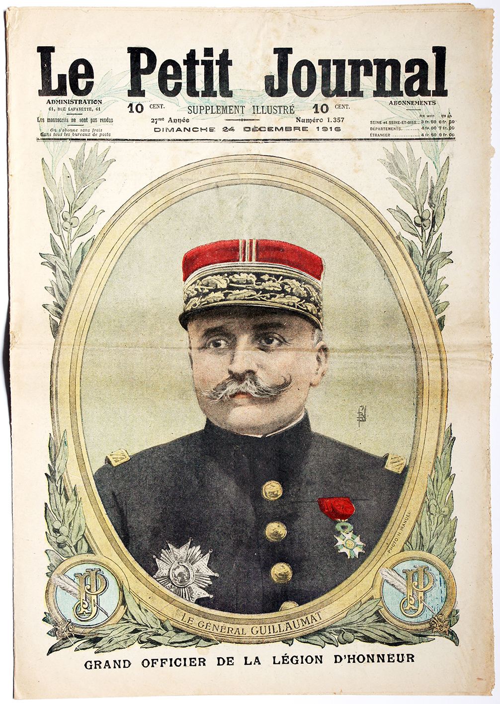 Le petit journal - supplément illustré - 24 décembre 1916