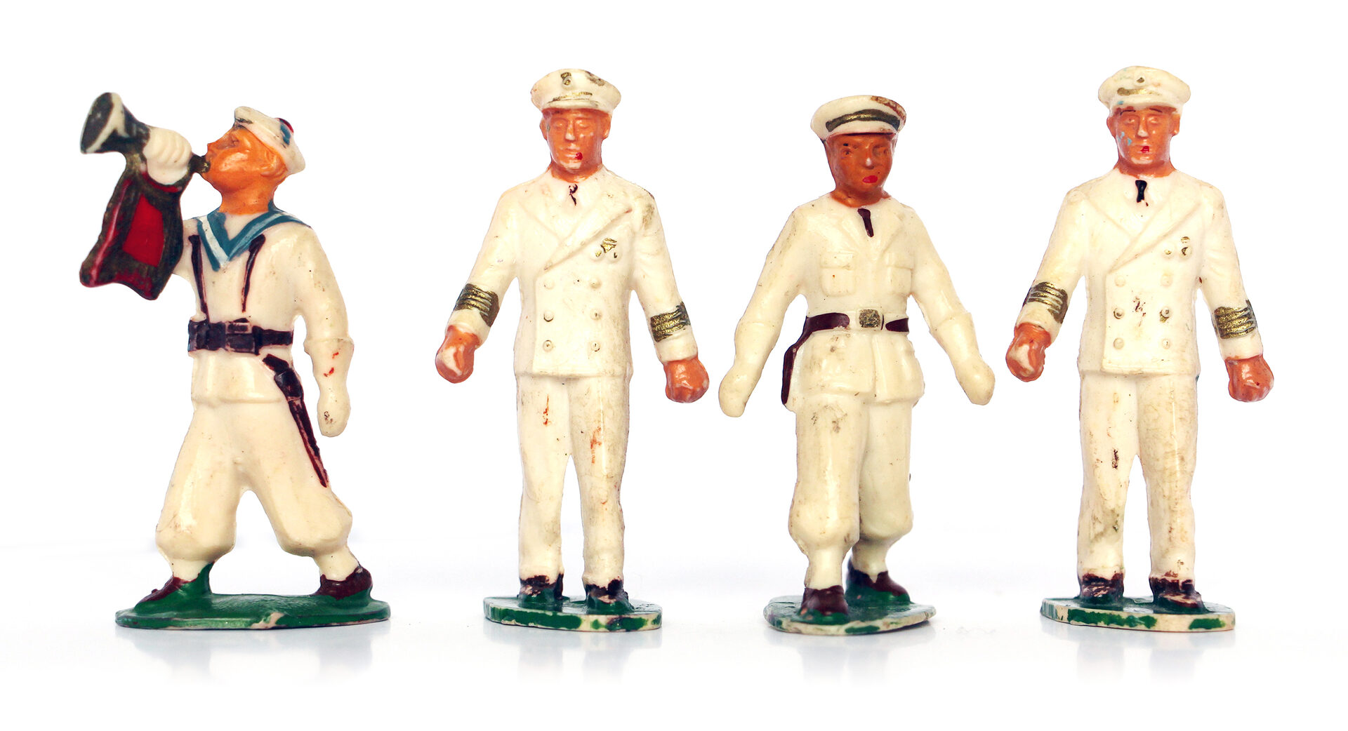 Figurine Starlux 1:32 - Parachutiste Français Avec Cymbales (défilé) - Occasion