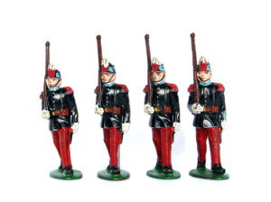 21 Figurines Type Quiralu Infanterie St Cyr - Plastique - Peinture d'origine