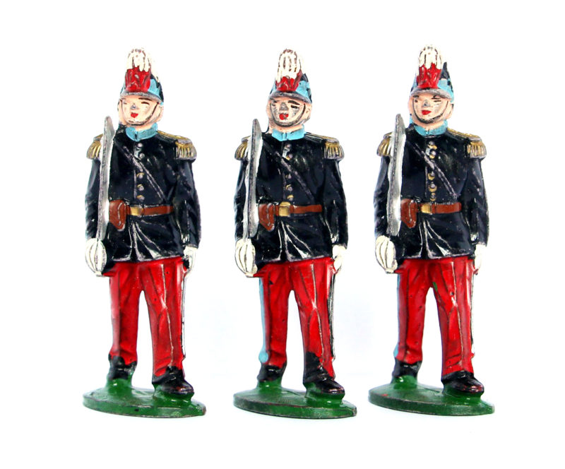 21 Figurines Type Quiralu Infanterie St Cyr - Plastique - Peinture d'origine