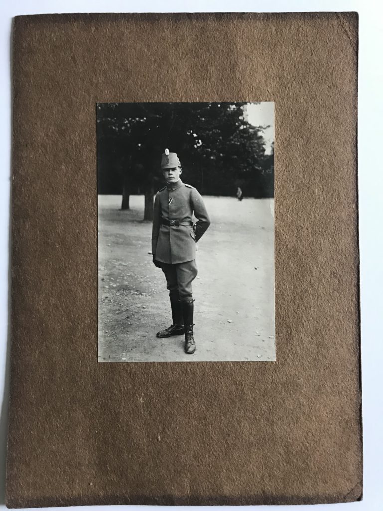 CDV Carte Photographie Prusse Chasseur 1916 Verdun