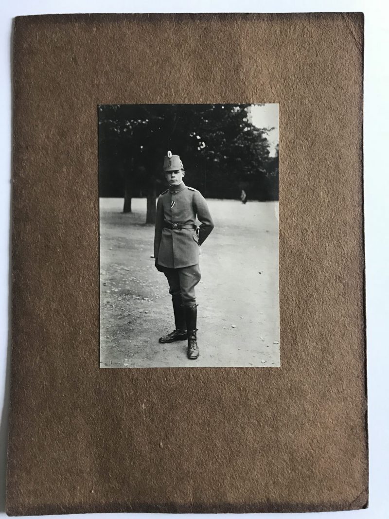 CDV Carte Photographie Prusse Chasseur 1916 Verdun