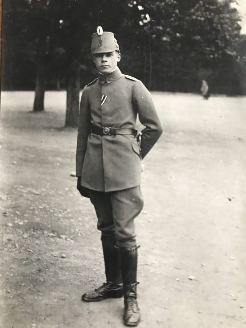 CDV Carte Photographie Prusse Chasseur 1916 Verdun