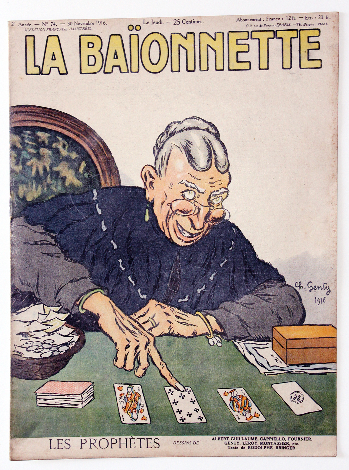 Revue Satirique - La BaÏonnette - Novembre 1916 - Numéro 74 - Guerre 14/18