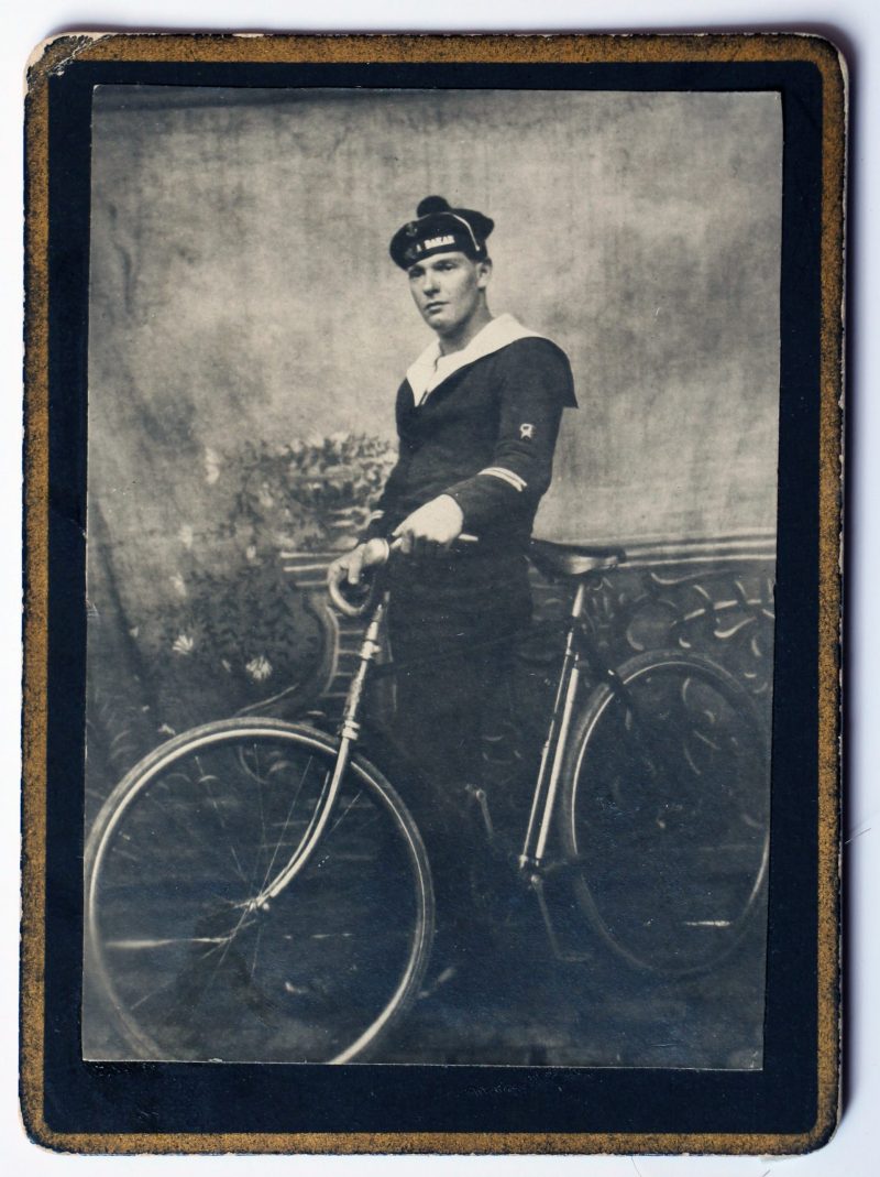 Carte de Visite militaire - Militaire tenue - Uniforme Marin Flotte - Début XXeme