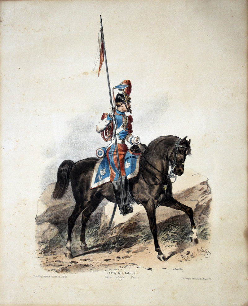 Uniforme Second Empire Lancier de la Garde - François Hippolyte Lalaisse