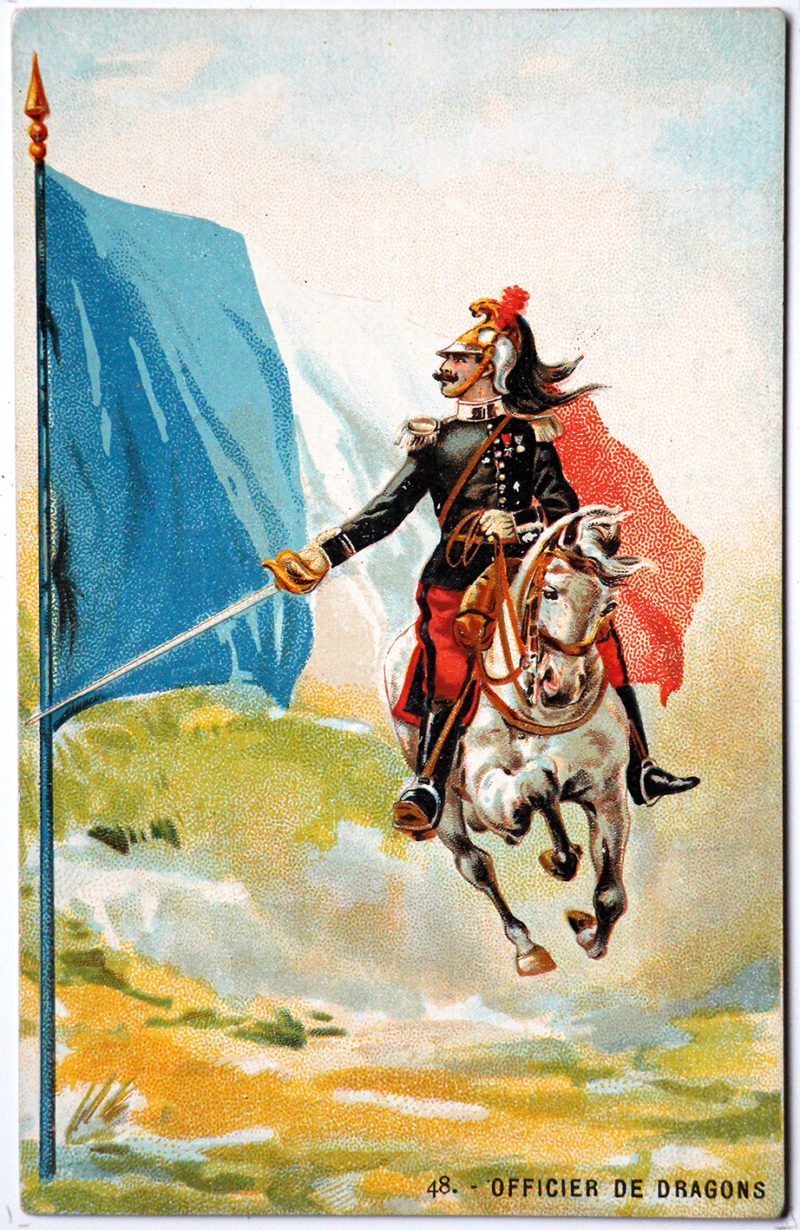 Série 48 cartes uniforme Armée Française 3éme République - 1900