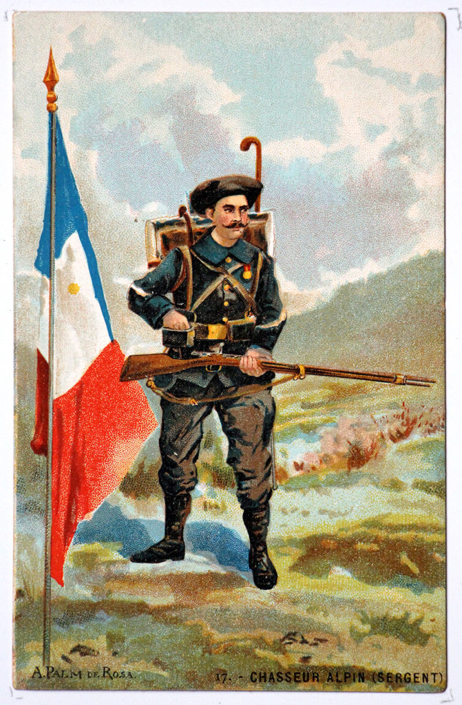 Série 48 cartes uniforme Armée Française 3éme République - 1900