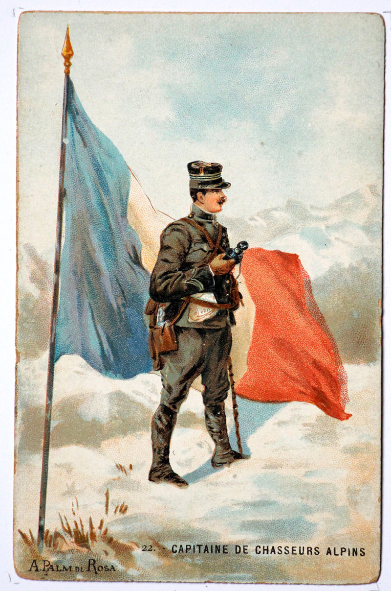 Série 48 cartes uniforme Armée Française 3éme République - 1900