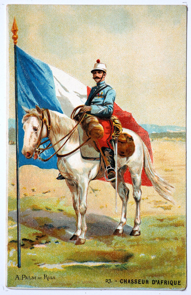 Série 48 cartes uniforme Armée Française 3éme République - 1900