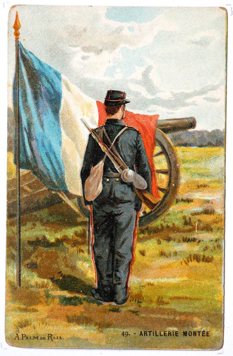 Série 48 cartes uniforme Armée Française 3éme République - 1900