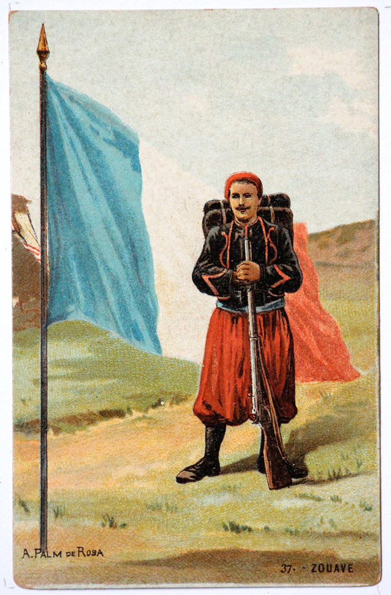 Série 48 cartes uniforme Armée Française 3éme République - 1900