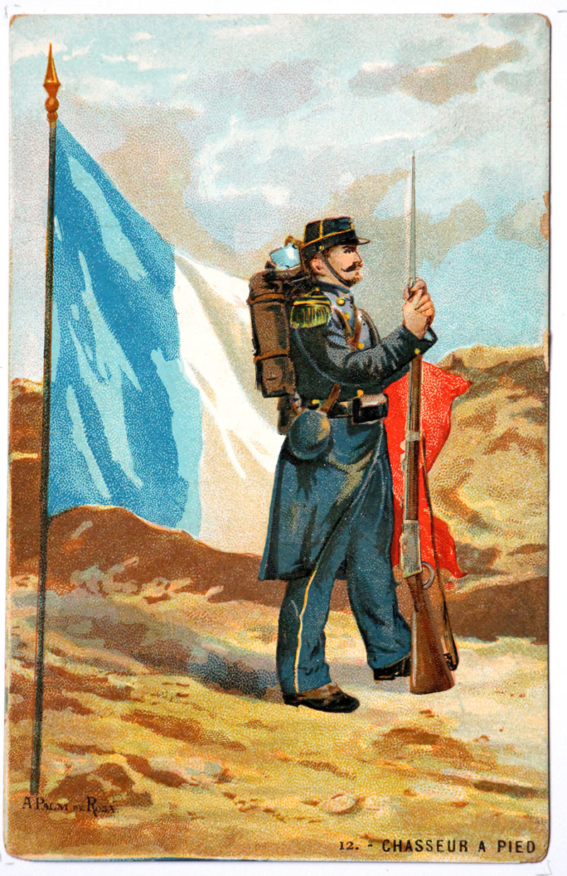 Série 48 cartes uniforme Armée Française 3éme République - 1900