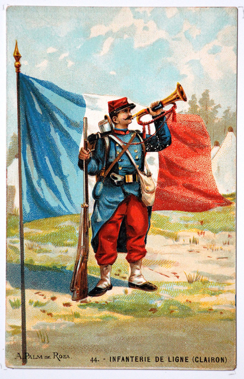 Série 48 cartes uniforme Armée Française 3éme République - 1900