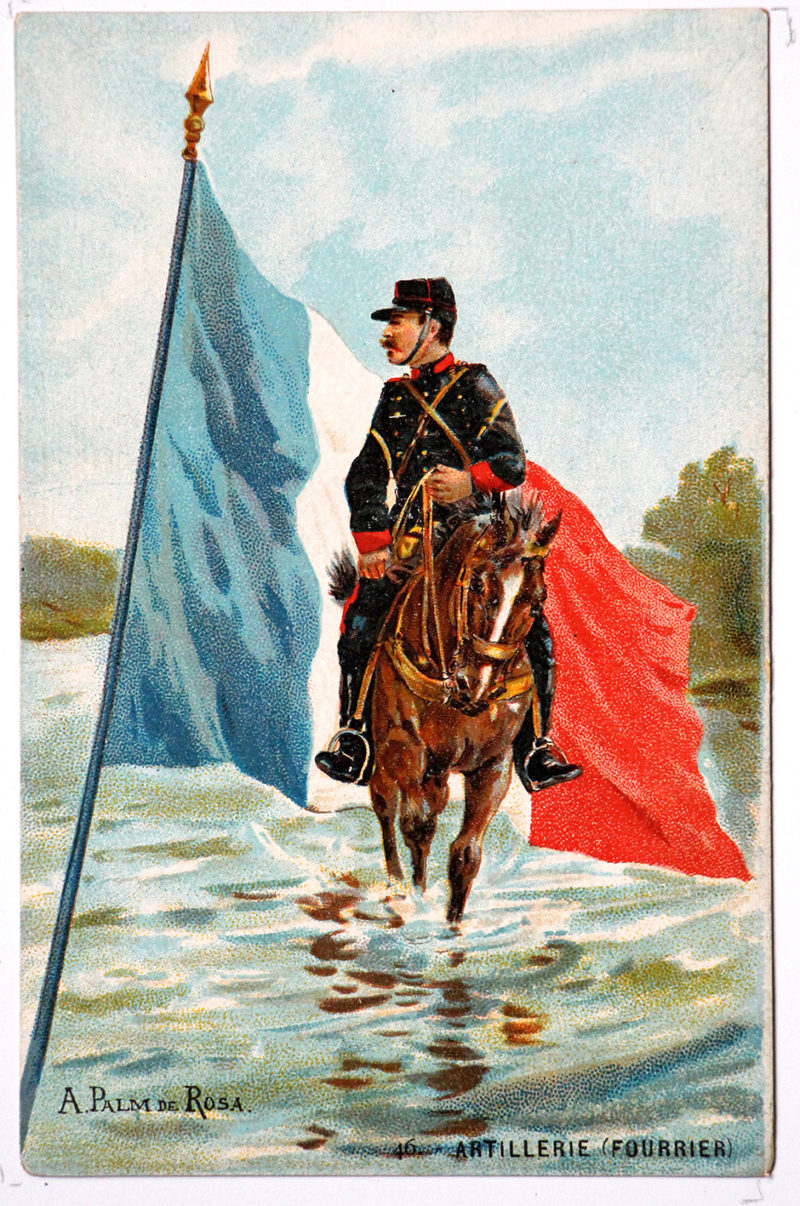 Série 48 cartes uniforme Armée Française 3éme République - 1900