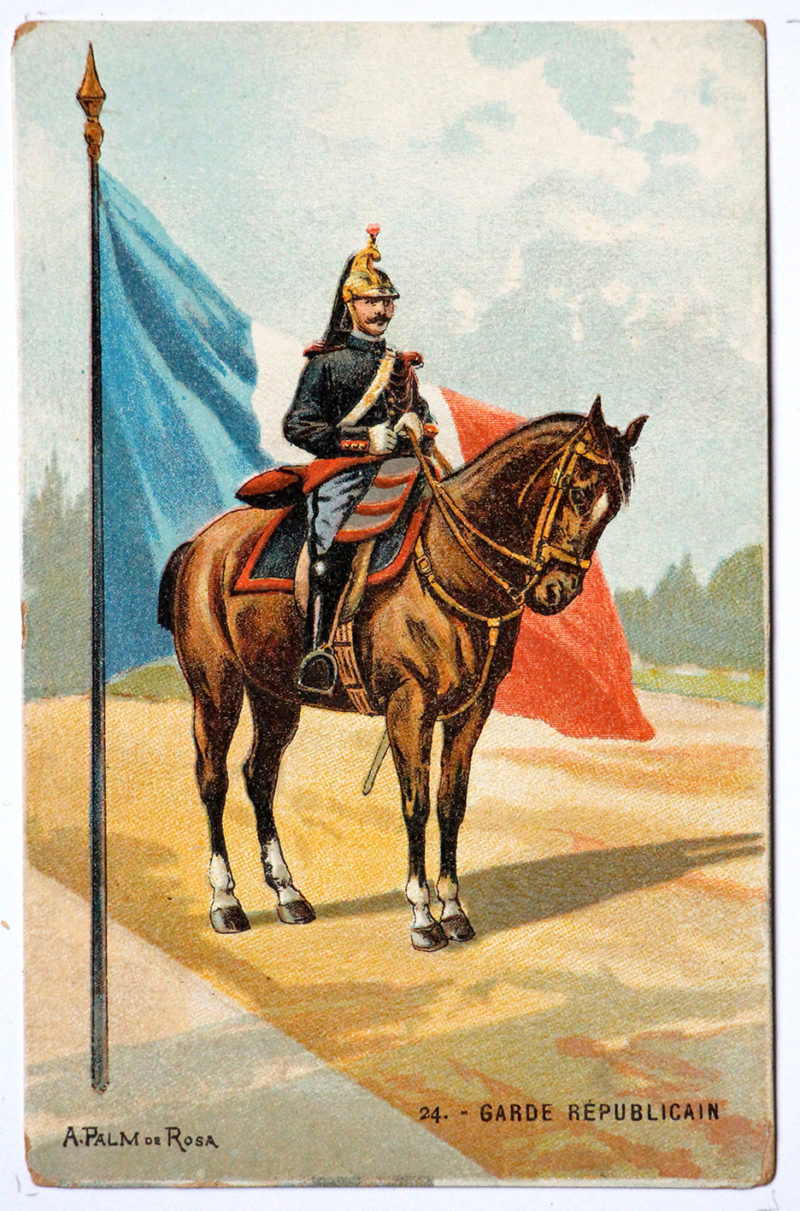 Série 48 cartes uniforme Armée Française 3éme République - 1900