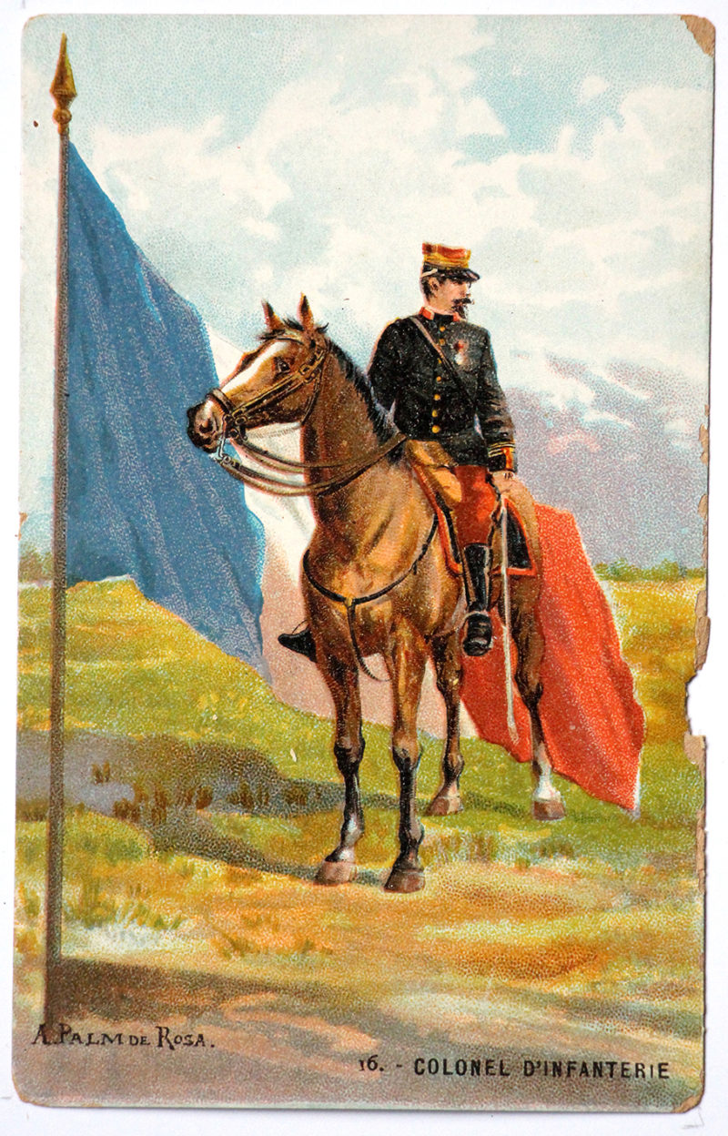 Série 48 cartes uniforme Armée Française 3éme République - 1900