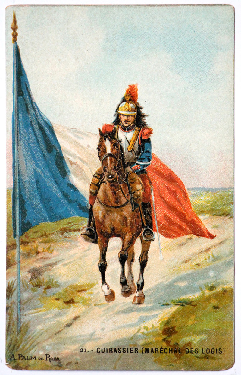 Série 48 cartes uniforme Armée Française 3éme République - 1900