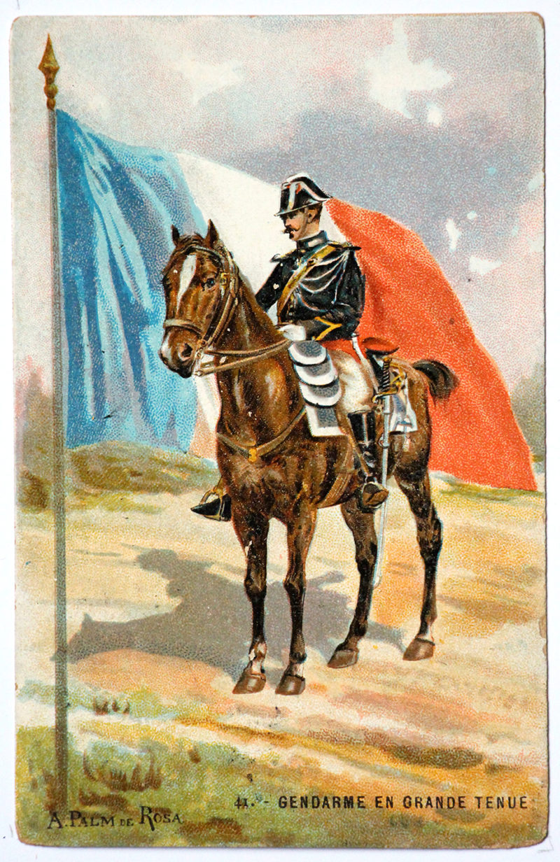 Série 48 cartes uniforme Armée Française 3éme République - 1900