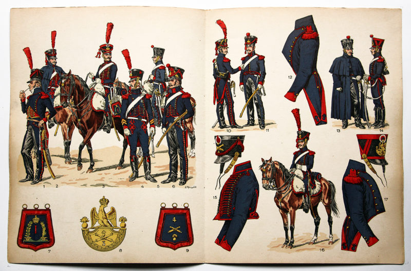 Planche sur l'armée Française N°36 -Artillerie à Cheval - Lucien Rousselot