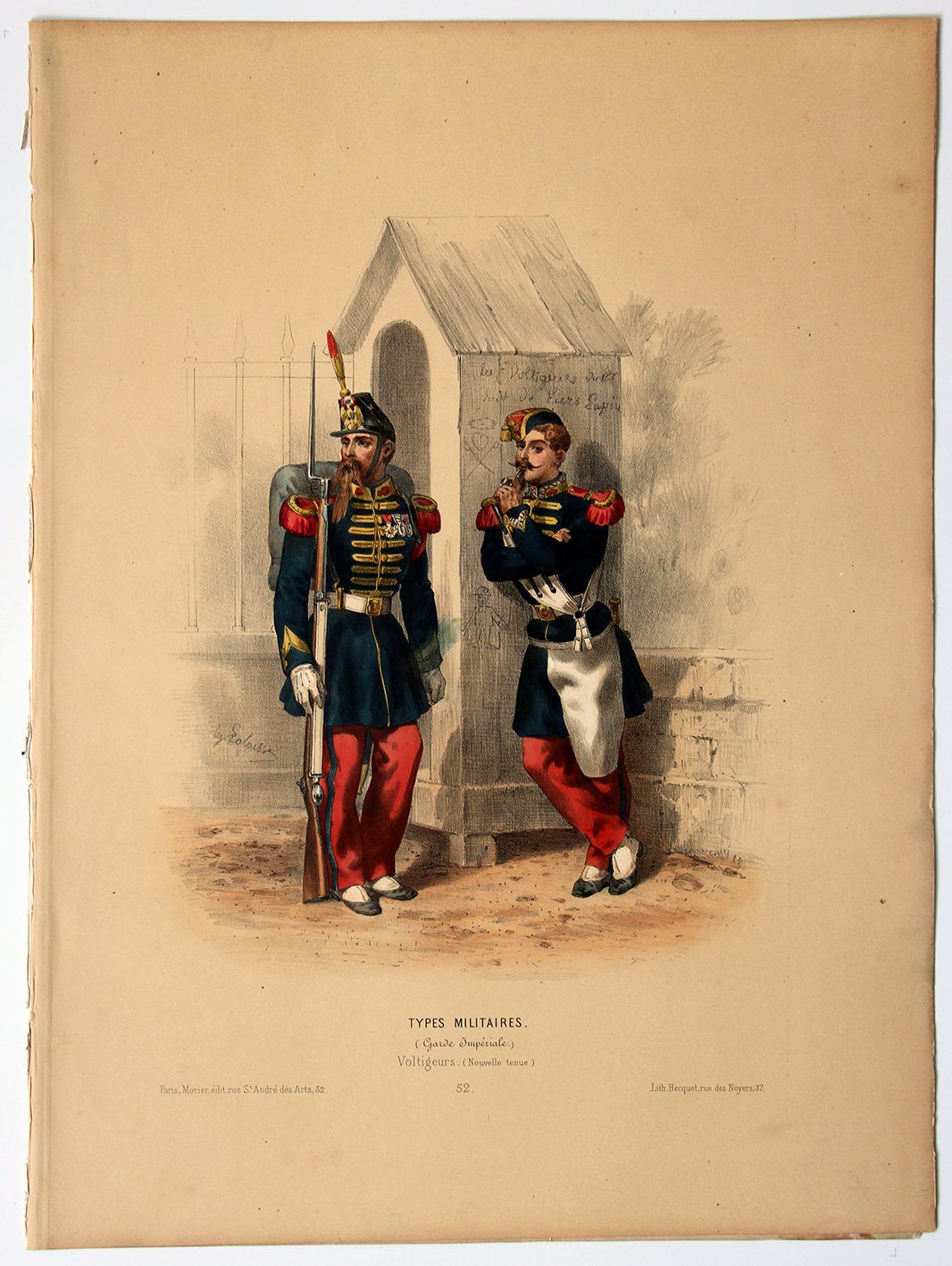 Uniforme Second Empire Voltigeur de la Garde - François Hippolyte Lalaisse