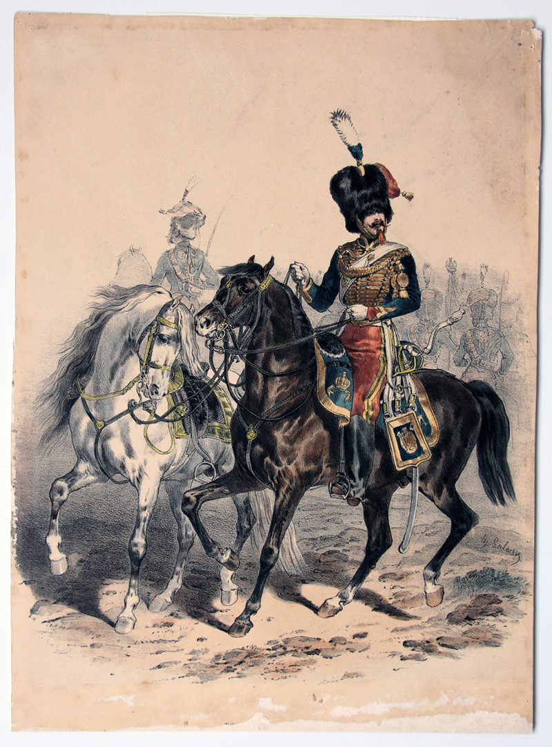 Uniforme Second Empire Guides de la Garde - François Hippolyte Lalaisse