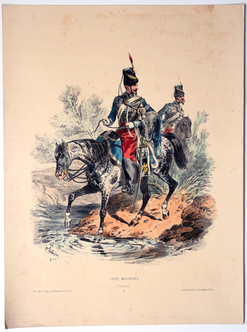 Uniforme Second Empire Hussards - François Hippolyte Lalaisse