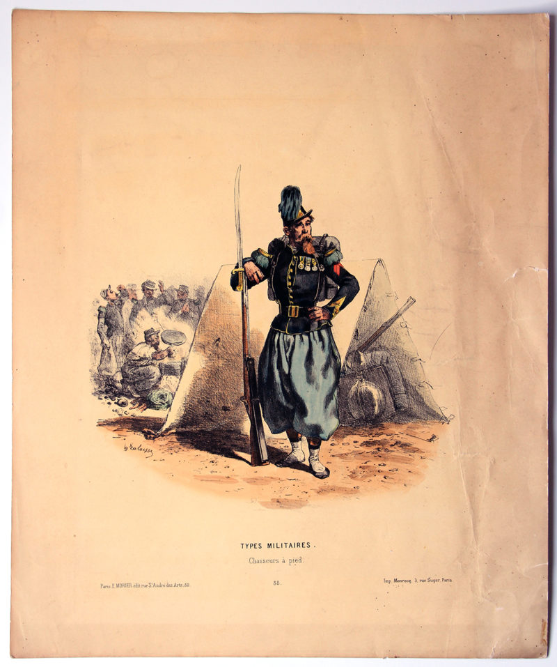 Uniforme Second Chasseurs à Pied - François Hippolyte Lalaisse