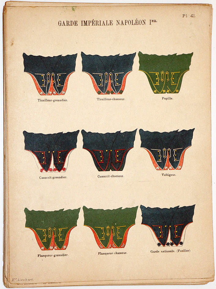 Lienhardt et Humbert – Uniformes de l’armée Française – TomeIII – Pl41 - Garde Impériale 1er Empire