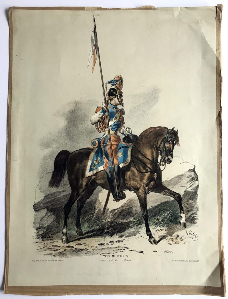 Uniforme Second Empire Lancier de la Garde - François Hippolyte Lalaisse