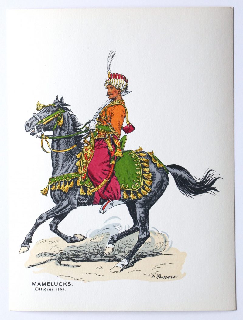 Soldats d’autrefois – Mamelucks 1801/1814 – Lucien Rousselot – 1er Empire – Napoléon – 6 planches au pochoir Soldats d'autrefois - Mamelucks 1801/1814 - Lucien Rousselot - 1er Empire - Napoléon - 6 planches au pochoir