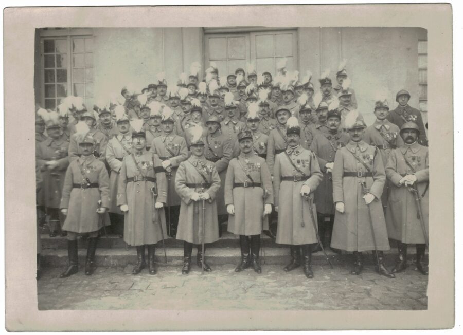 Photo - Arme Française 1920/1930 - Officiers Régiment - Décoration - Grande Guerre - Infanterie - Artillerie