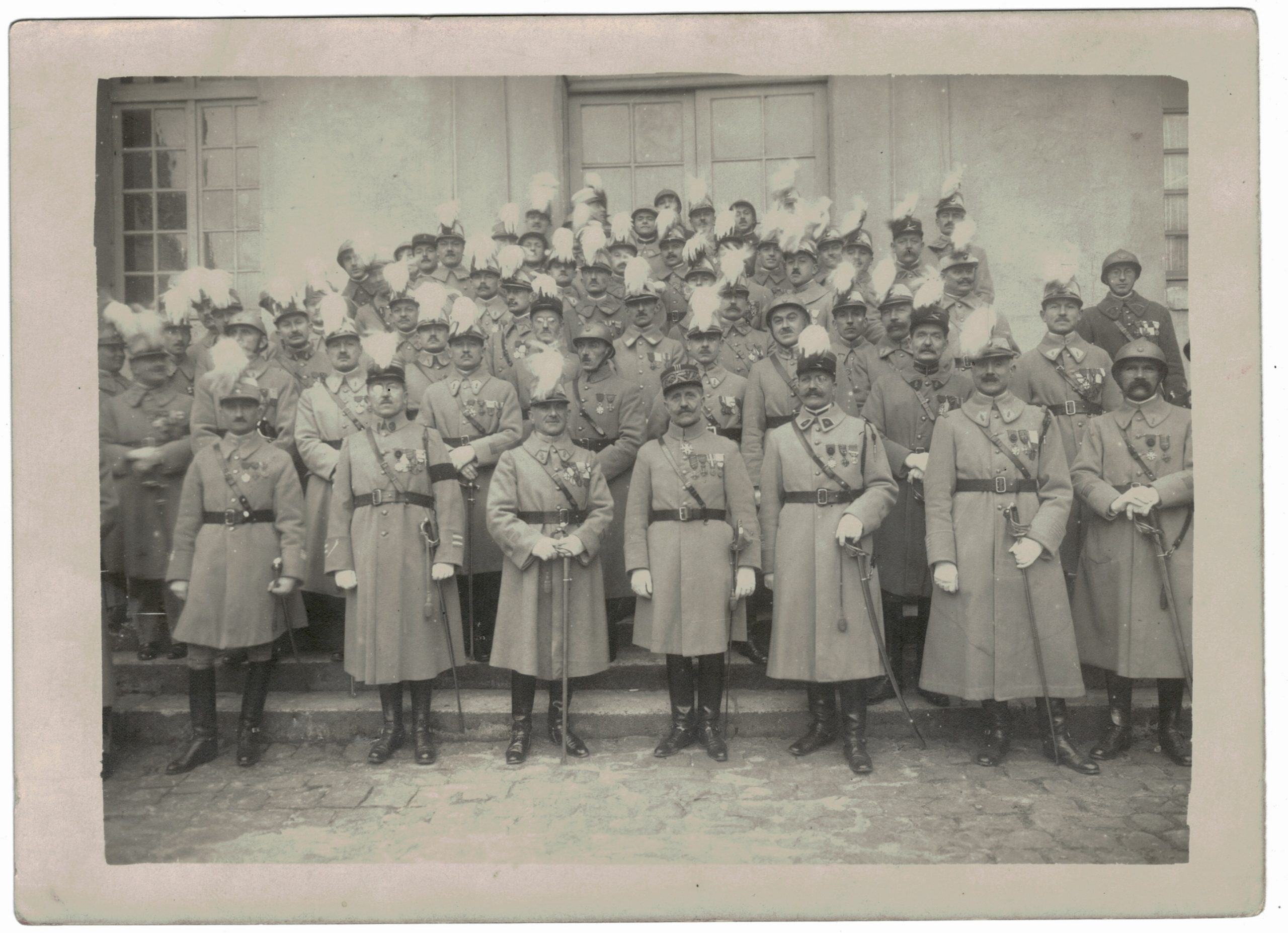 Photo - Arme Française 1920/1930 - Officiers Régiment - Décoration - Grande Guerre - Infanterie - Artillerie