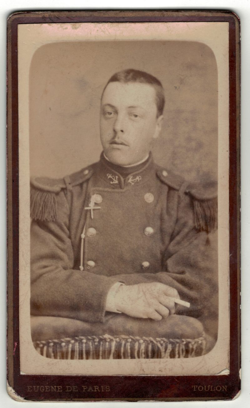 CDV Soldat Français - Armée Infanterie de marine - Uniforme - 3éme République - Toulon