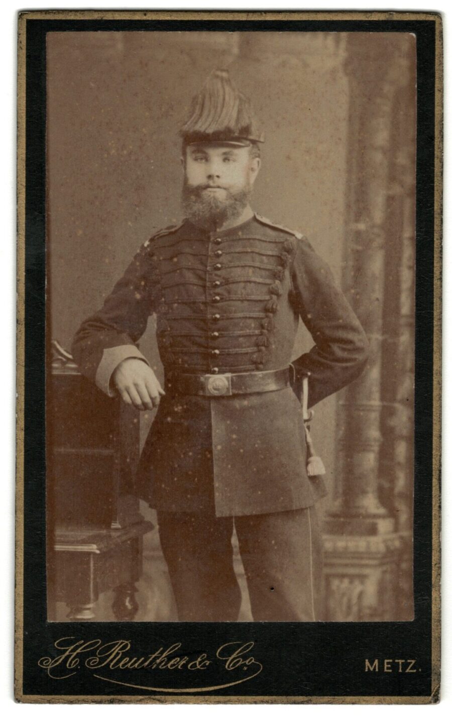 CDV Soldat Allemand / Alsacien - Armée Infanterie Régiment N°92 - Grande tenue - Brunswick - Metz
