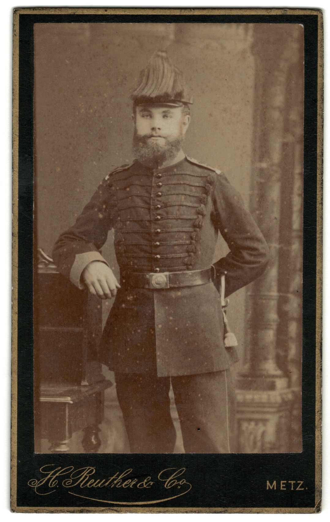 CDV Soldat Allemand / Alsacien - Armée Infanterie Régiment N°92 - Grande tenue - Brunswick - Metz