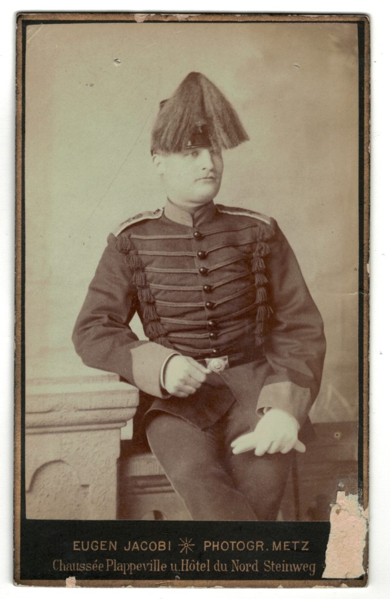 CDV Soldat Allemand / Alsacien - Armée Infanterie Régiment N°92 - Grande tenue - Brunswick - Metz - Photographe Jacobi