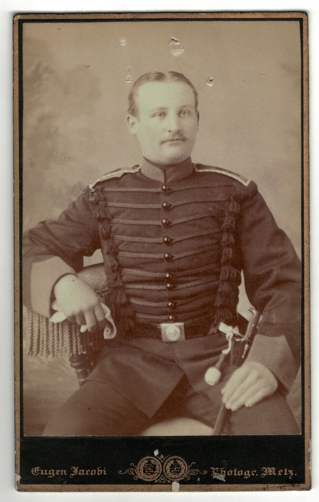 CDV Soldat Allemand / Alsacien - Armée Infanterie Régiment N°92 - Grande tenue - Brunswick - Metz - Photographe Jacobi