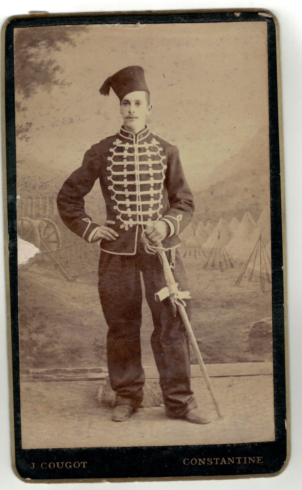 CDV Soldat Français - Armée Corps de Remonte - Uniforme - 3éme République - 8eme Régiment