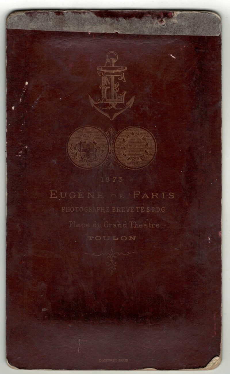 CDV Soldat Français - Armée Infanterie de marine - Uniforme - 3éme République - Toulon