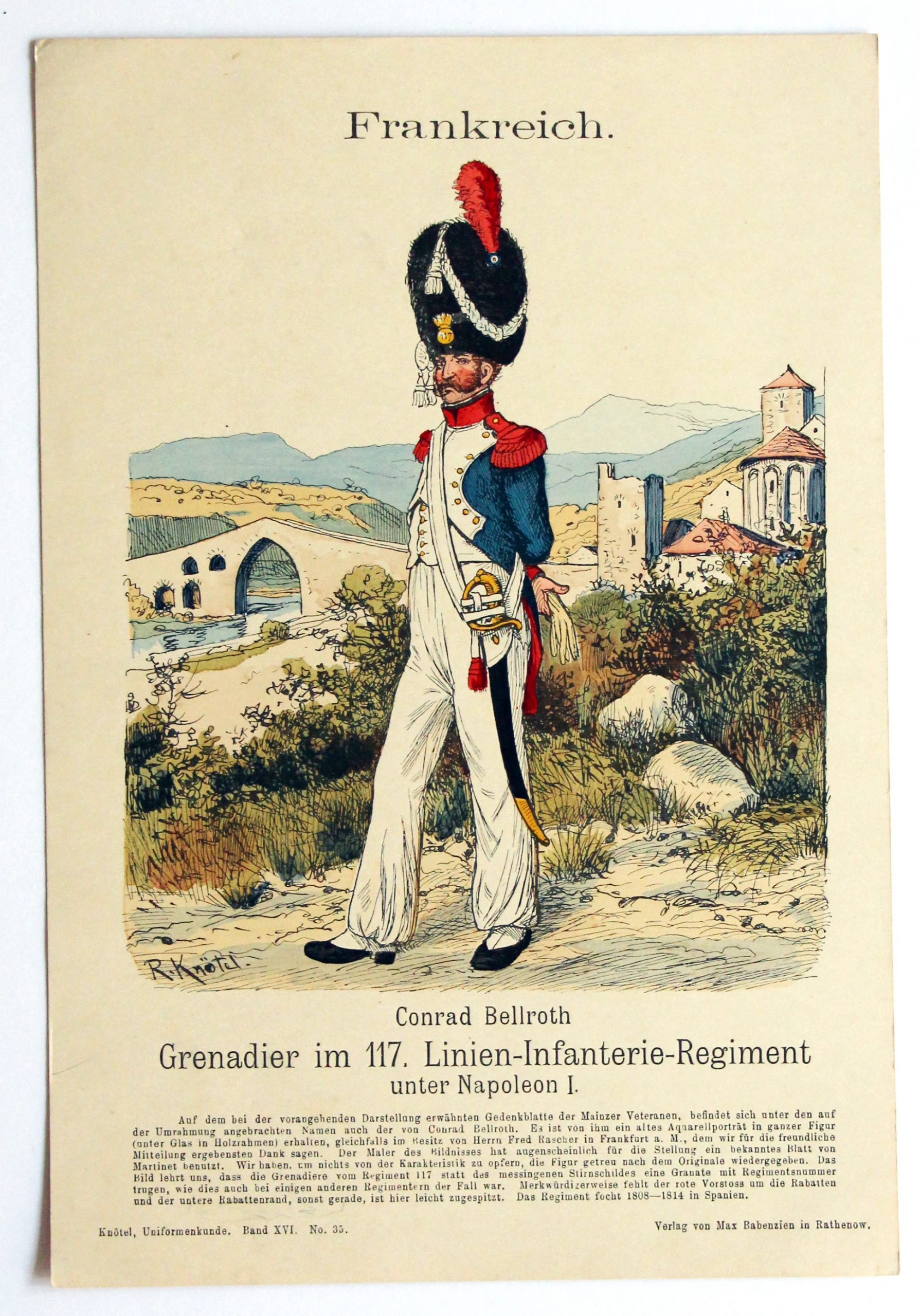 France 1806 - 1812 / - Uniformenkunde - Richard Knötel - IX et XVI - Planche 56 et 35